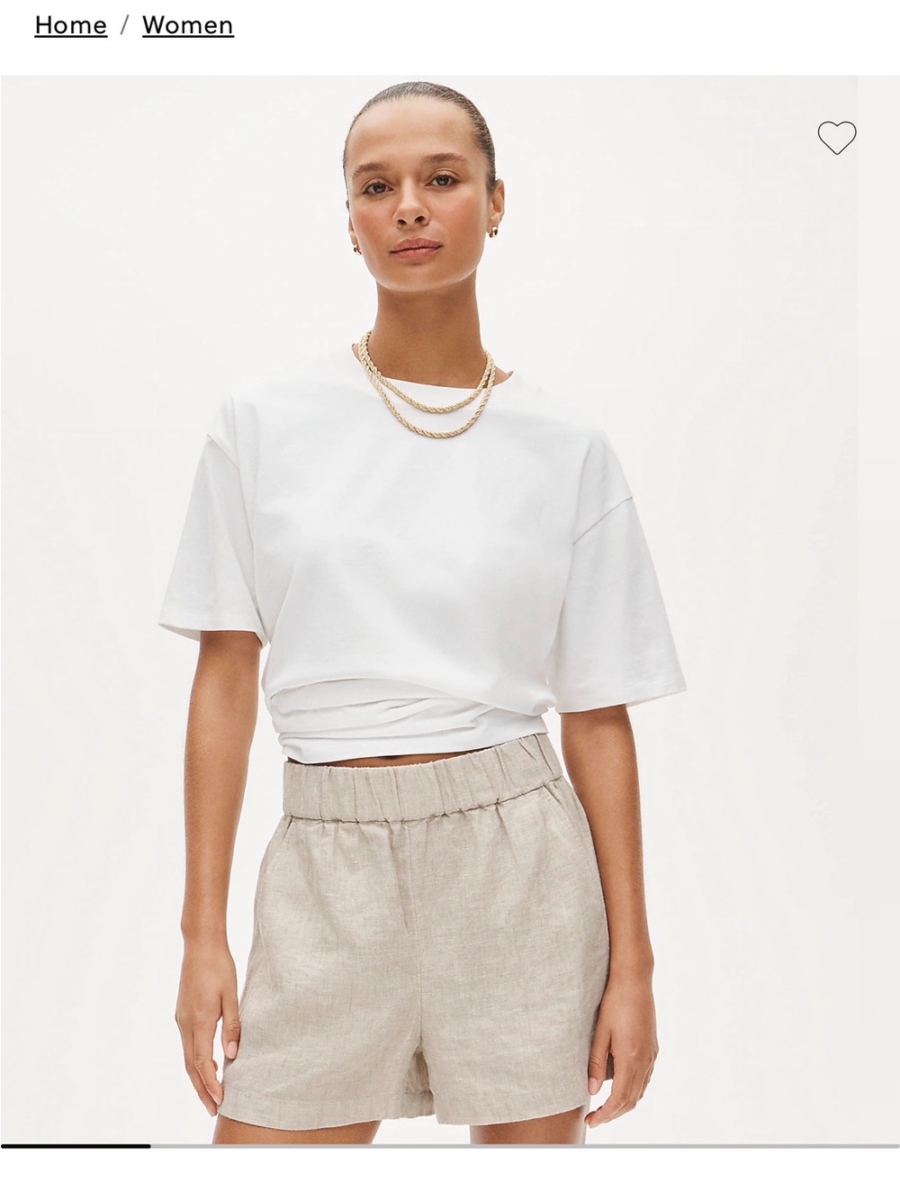 Jcrew Tropez Linen Short